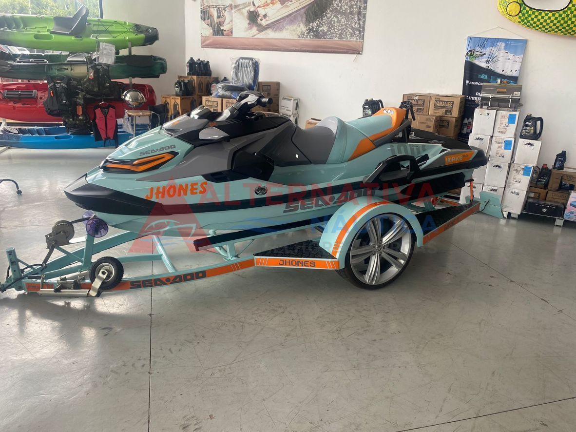 Jet Ski SeaDoo Wake Pro 230 (2024) 10hrs C som + Carreta esportiva